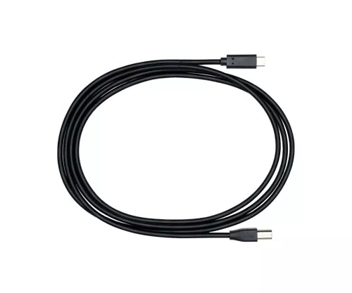 Cable USB tipo C a conector USB 2.0 B, negro, 0,50 m, bolsa de plástico